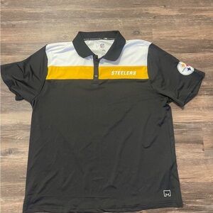 Steelers Black and Gold Polo Shirt